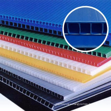 Corrugated/Fluted/Hollow/Twinwall/Coroplast/Corflute PP/Plastic Sheets in China